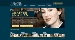 Desktop Screenshot of graiwer-kaplan.com