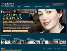 Tablet Screenshot of graiwer-kaplan.com